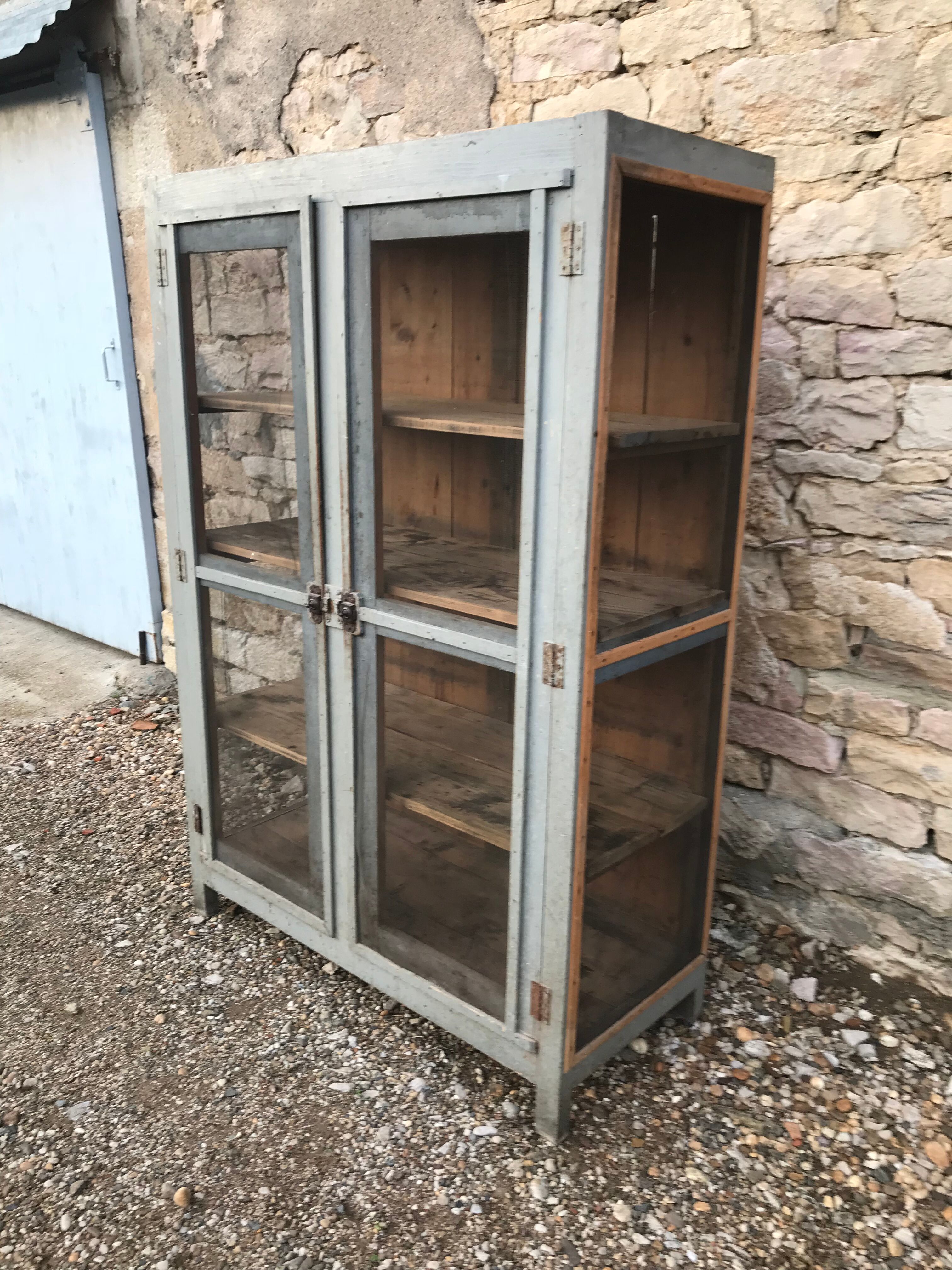 Patina old pantry Cabinet