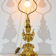 Lampe en Bronze Doré, époque Napoléon III – Milieu XIXe