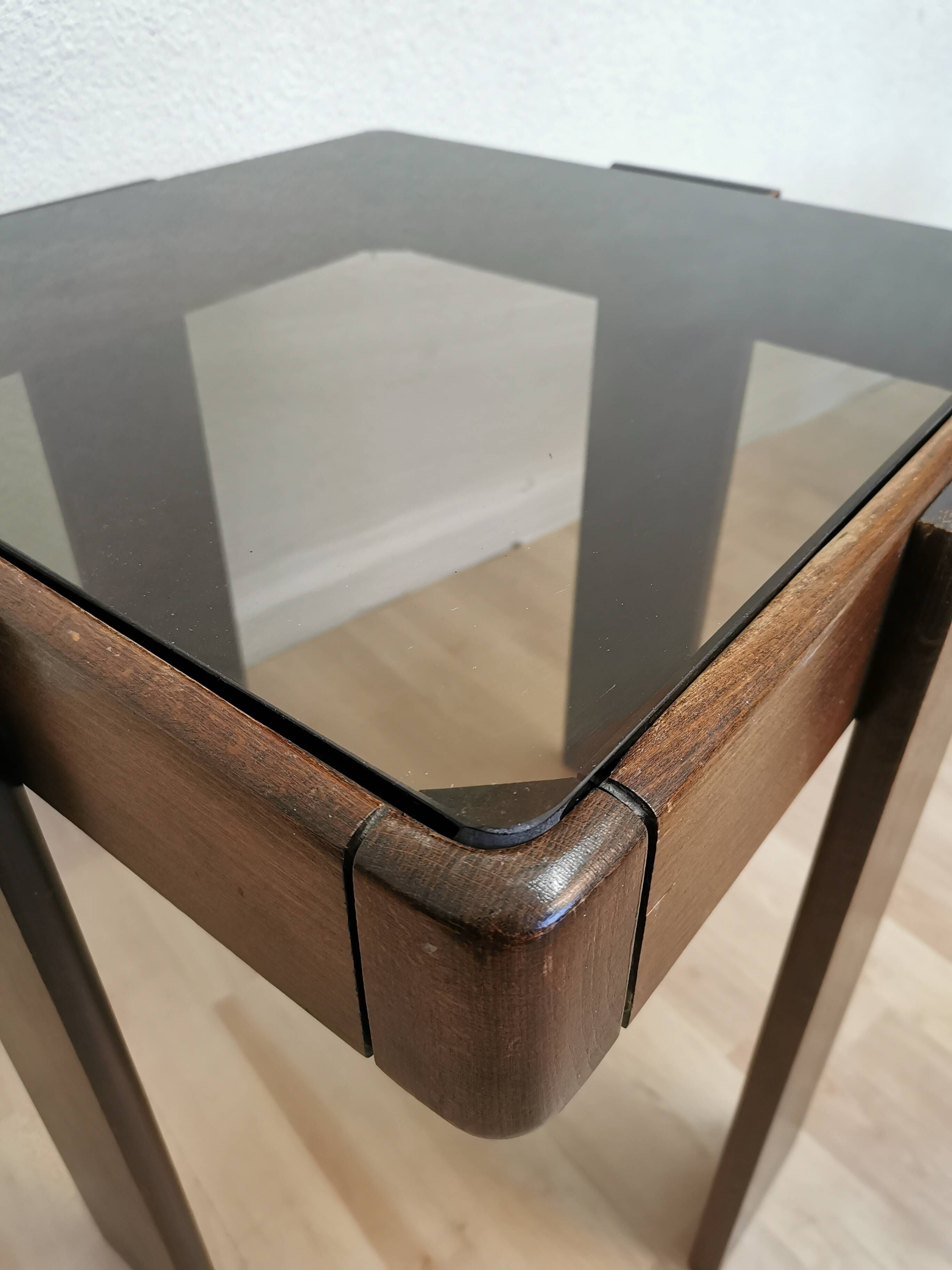 Set of 3 vintage nesting tables / gianfranco frattini for meblo / 1960s / mid-century