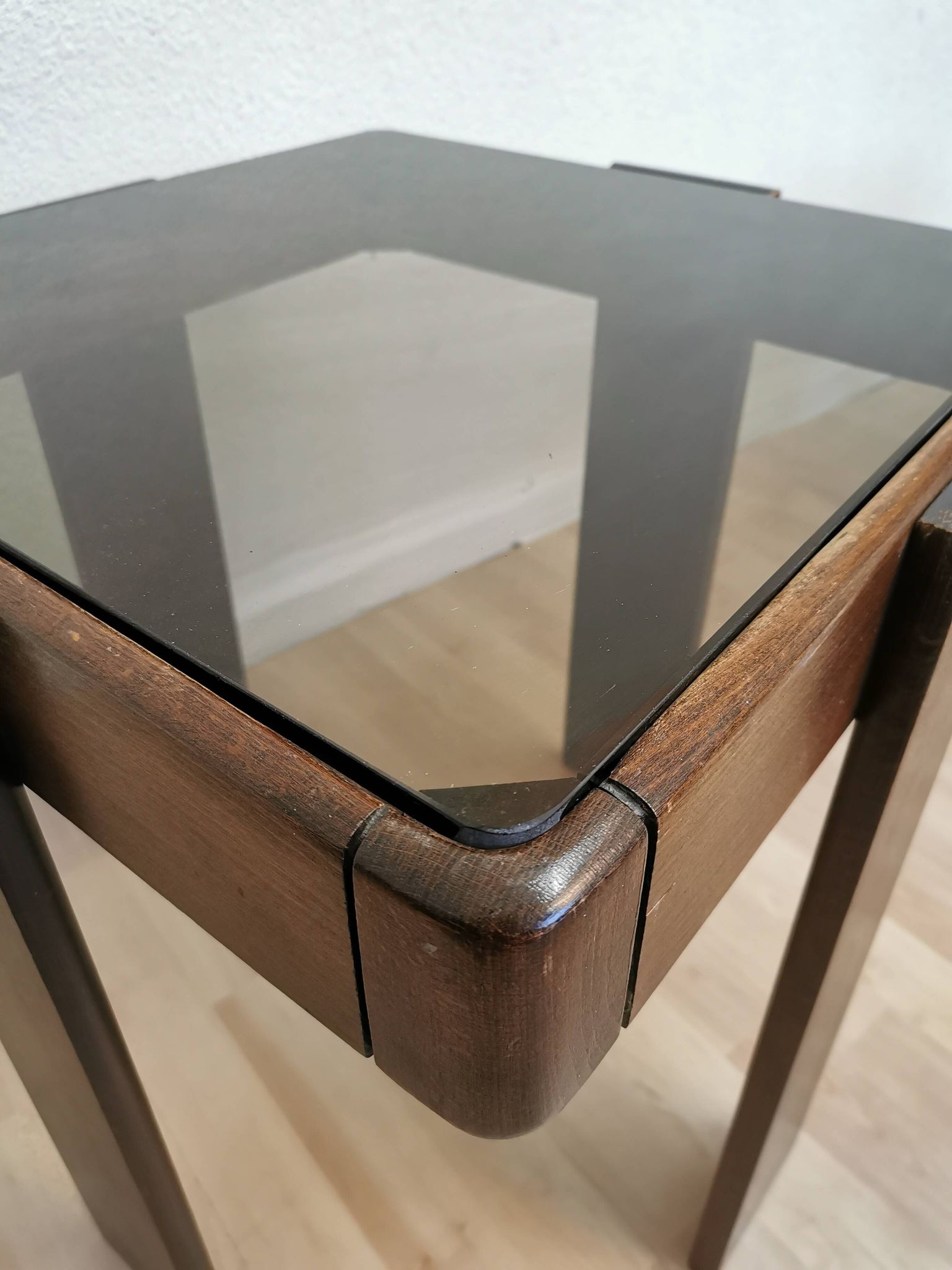Set of 3 vintage nesting tables / gianfranco frattini for meblo / 1960s / mid-century
