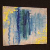 Abstract painting signed and dated 2009