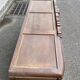 Art Deco sideboard top, low display cabinet in solid walnut and mirror, 1940.