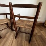 Paire de fauteuils à bascule enfant