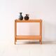 Scandinavian coffee table with double top