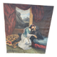 Grand Orientalist Tableau – Harem Scene: The Couple and the Panther