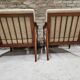Pair of Scandinavian Danish teak armchairs 1960