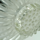 Mid century pendant light bubble glass satin glass 1960s