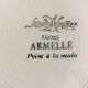 Lot of 4 plates Sarreguemines décor Armelle
