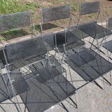 Nuova x line omli chairs by Niels Jørgen Haugesen