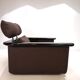 Fauteuil lounge Tecno avec structure en laque piano, 1970