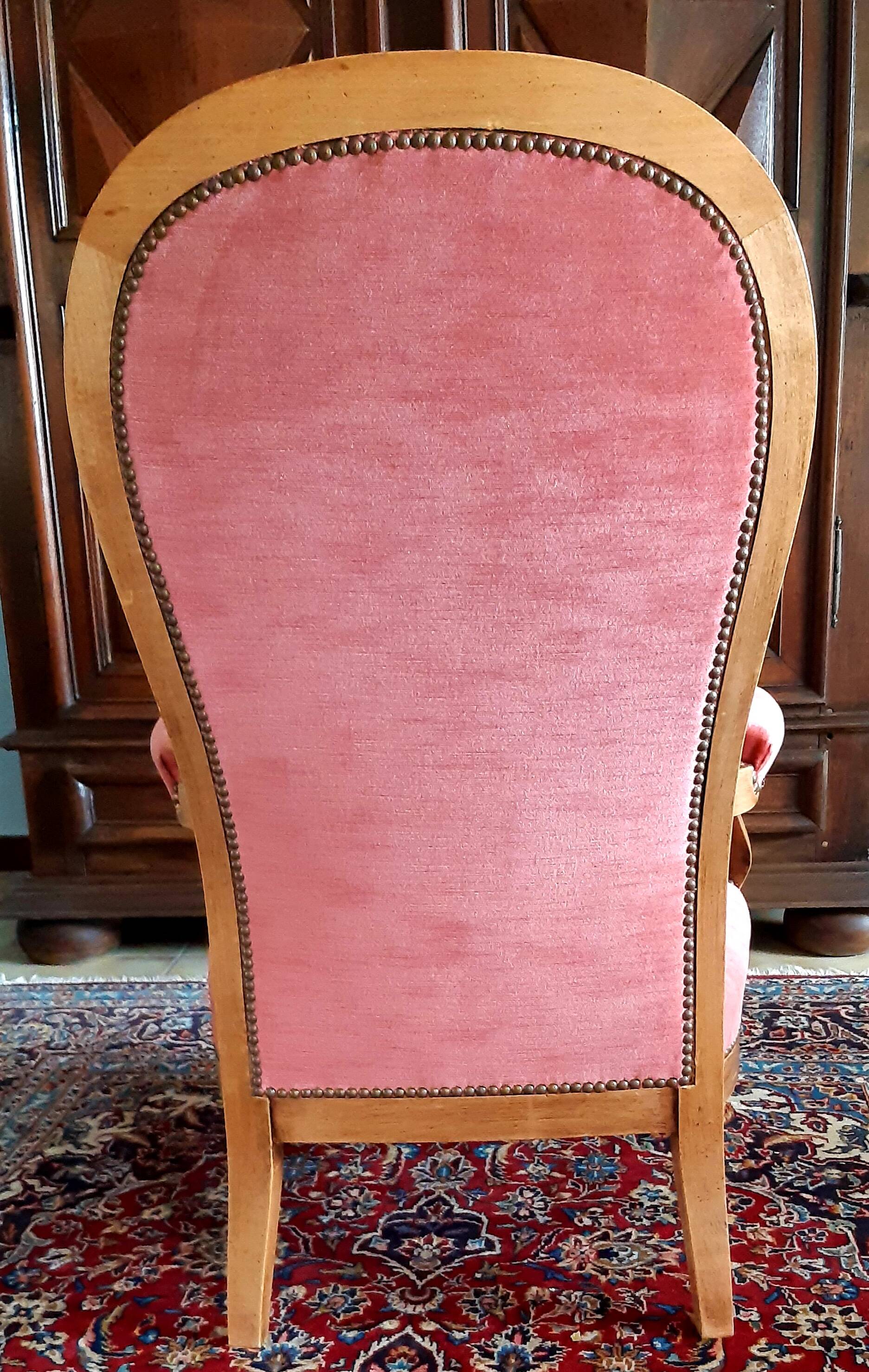 Pair of Voltaire armchairs