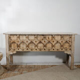 Carved wooden console