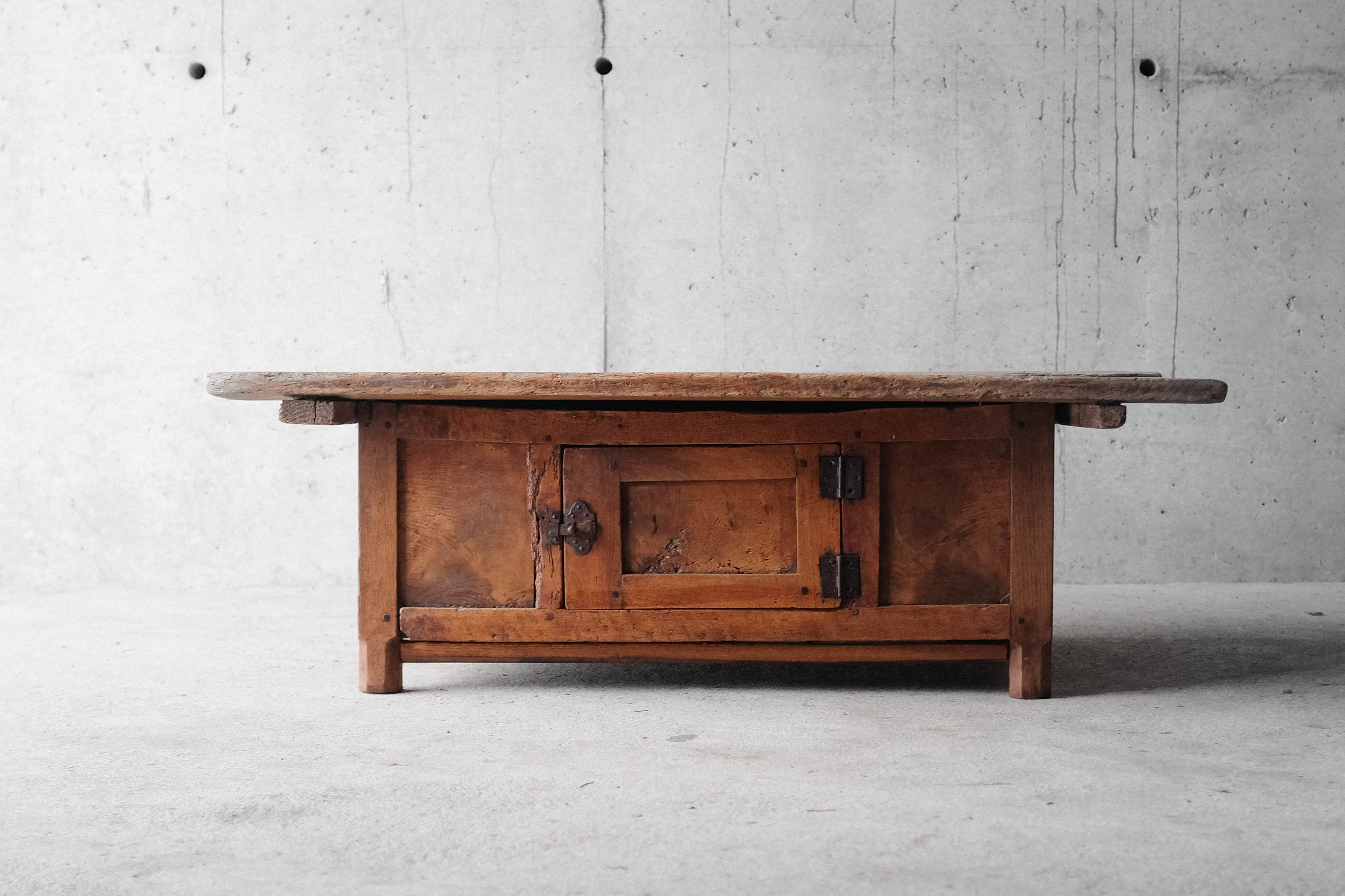 Popular art coffee table, Savoy, 19th century