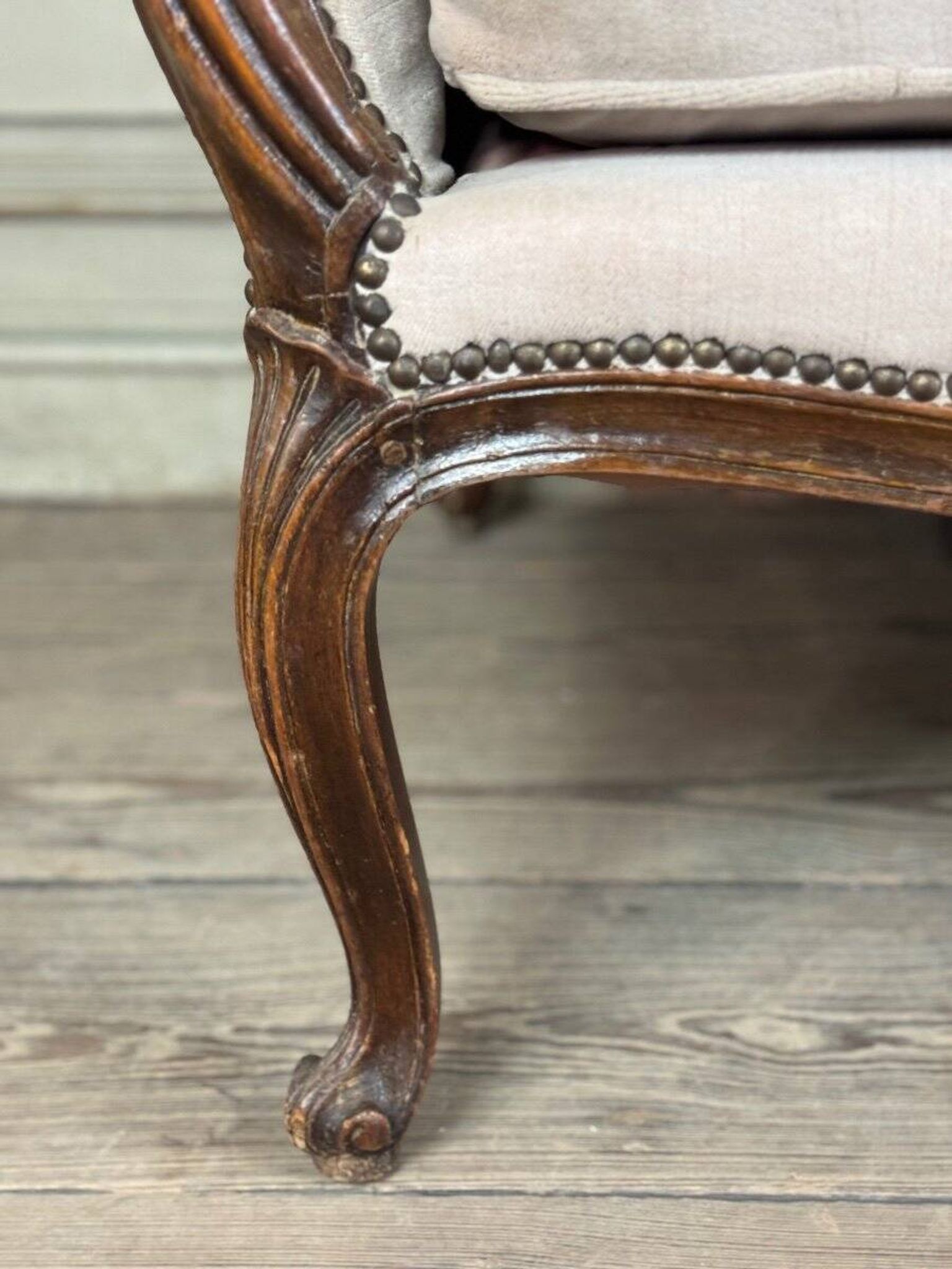Louis XV Daybed In Beech Carved On All 4 Sides, France