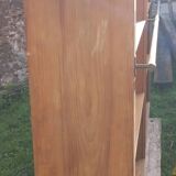 Pine bookcase (251 x 49 x height 288 cm)