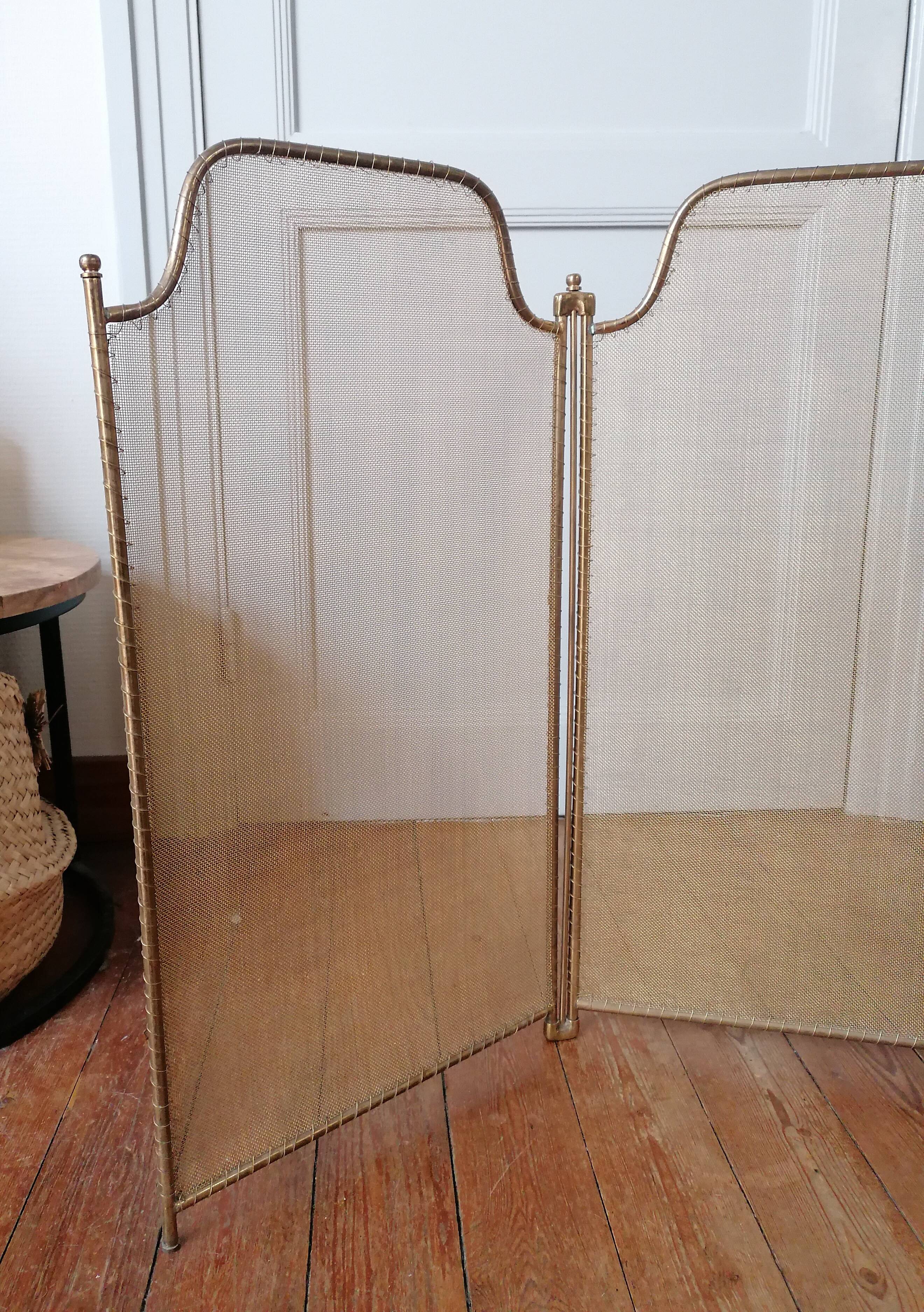 Fire screen 65 x 140 cm