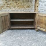 Brutalist oak buffet