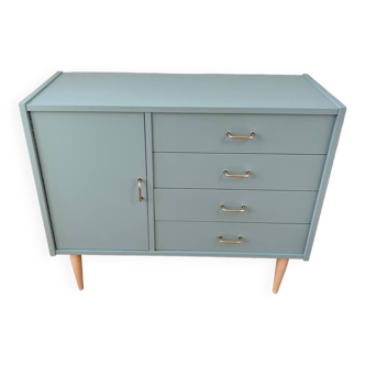 Vintage sideboard revisited in Almond Sarah Lavoine collection (Resources)