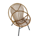 Fauteuil en rotin des années 50
