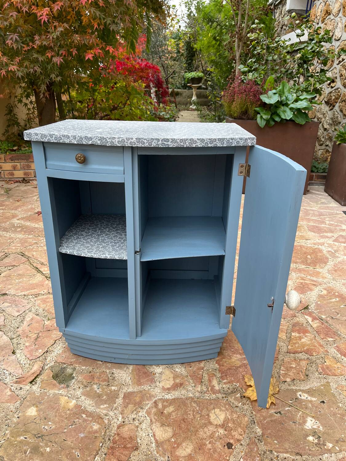 Revamped Art Deco bedside table