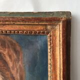 Peinture à l'huile d'une madone