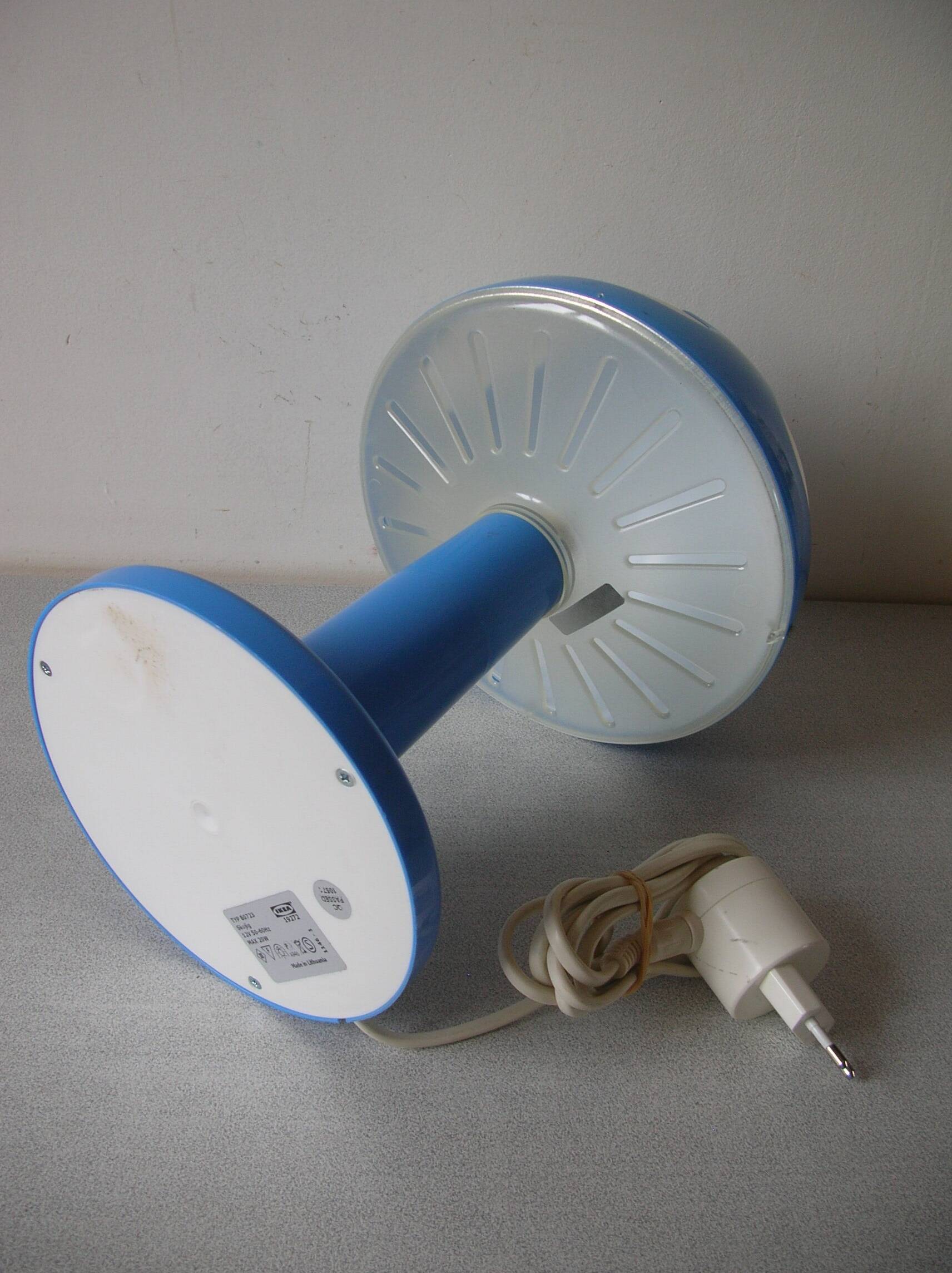 Skojig mushroom lamp Ikea blue cloud decor baby child room