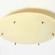 Extremely rare large round Mid Century Modern fiberglass ceiling lamp | Ø 5