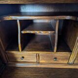 Solid wood secretary