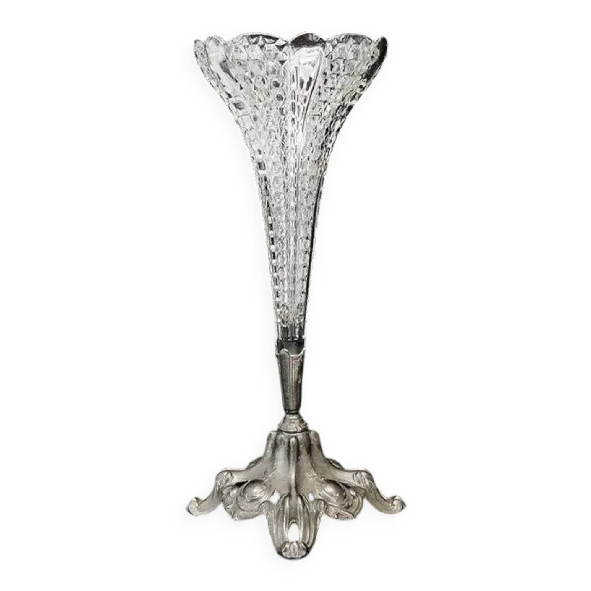 A4J Rococo Style Vase with Flute