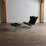 Arne Norell Ari lounge chair with ottoman Sweden 1966
