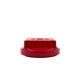 Space age red ceramic ashtray, Studio Opi, Gabbianelli Italy ca. 1970