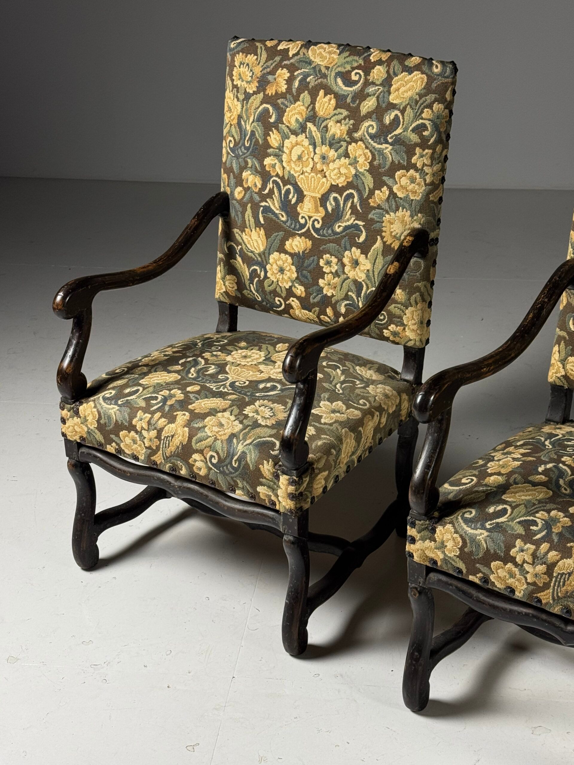Ensemble de 2 fauteuils Os de Mouton