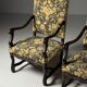 Ensemble de 2 fauteuils Os de Mouton