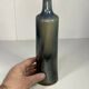 Bottle-shaped vase in glazed stoneware, 20th century design, H: 28cm