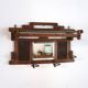 Art Deco wall coat rack