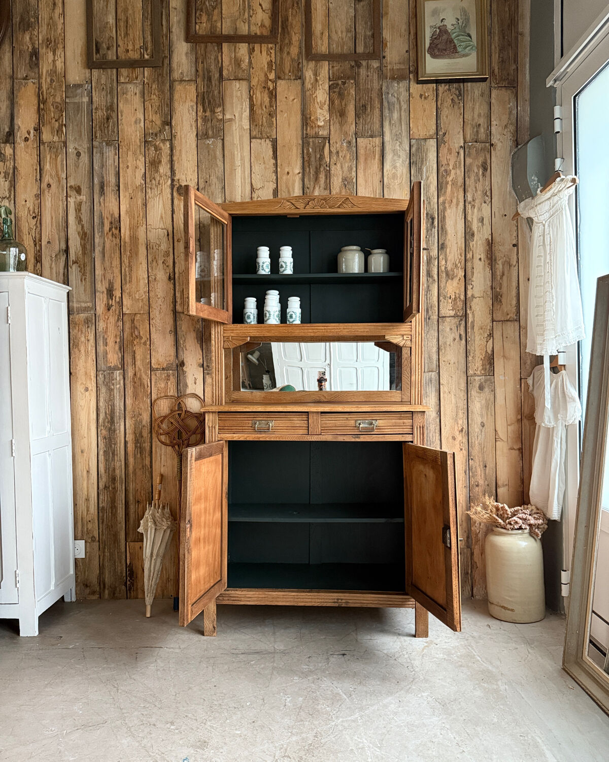 Art Deco oak sideboard (restored)
