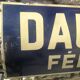 Former enamelled paris metro station plaque 1930