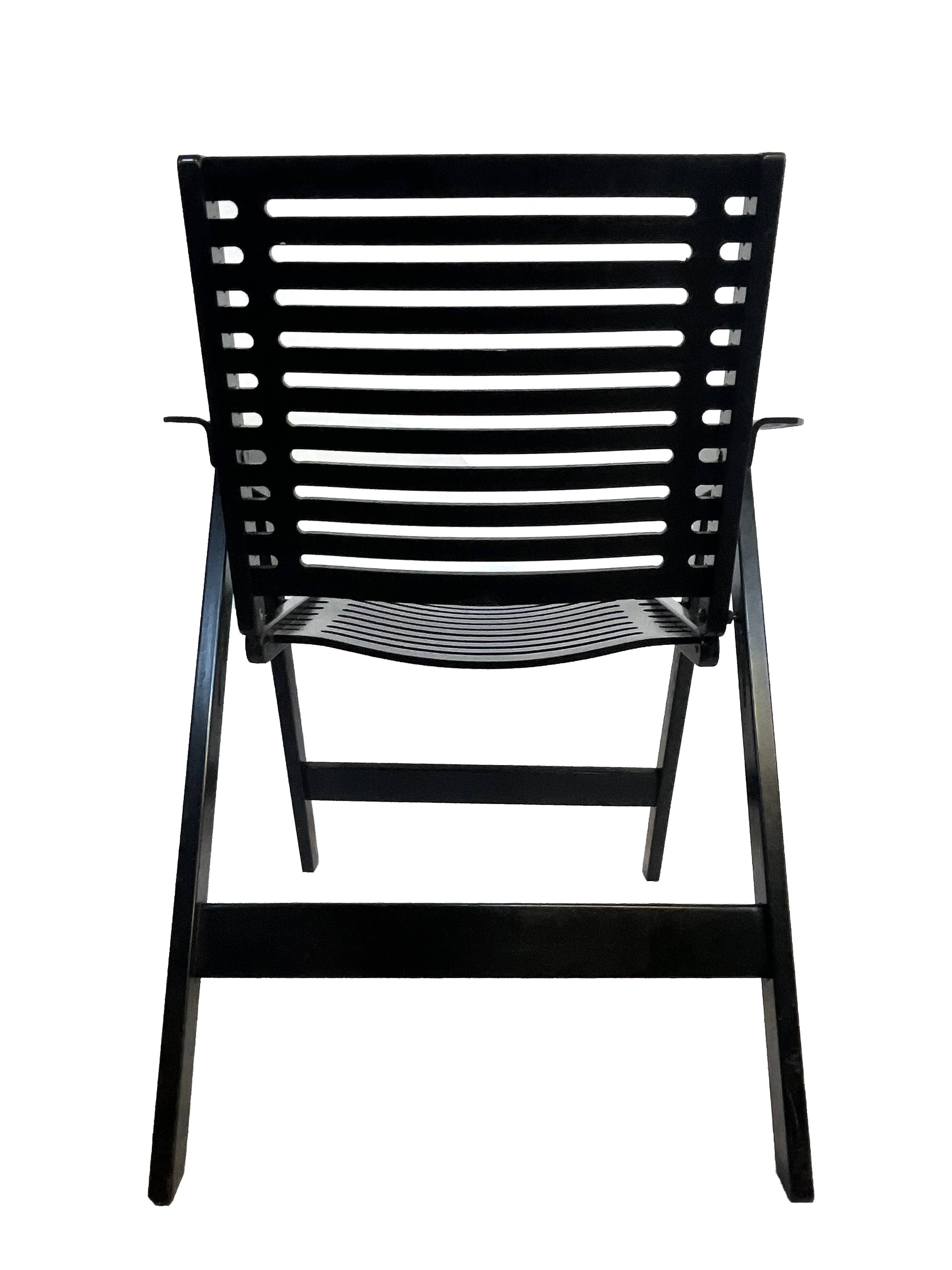 Niko Kralj Rex Plywood Folding Chair for Stol 1950s in Black