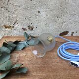 Glass hanging lamp