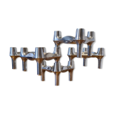 5 vintage Nagel Stoff candle holders