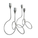 Paire de bougeoirs design Black & Blum