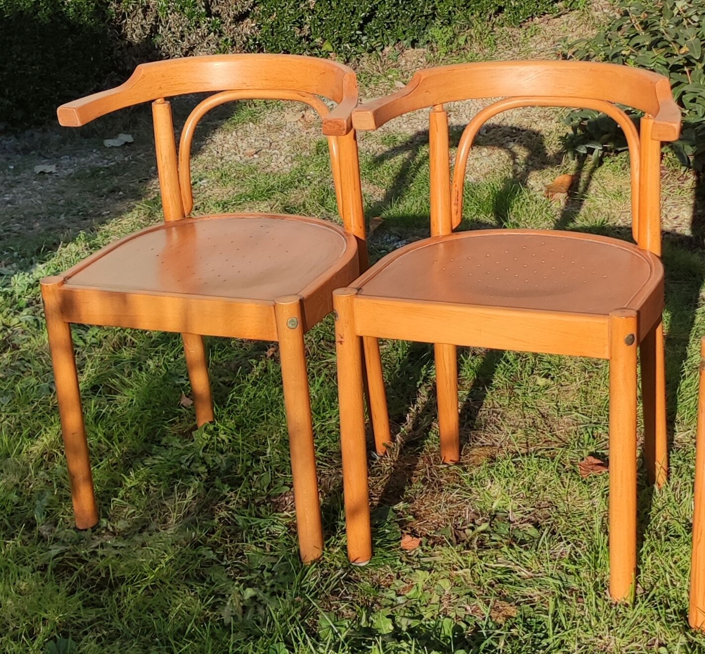 Series of 4 Baumann armchairs
