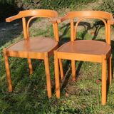 Series of 4 Baumann armchairs