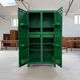 Armoire vintage en métal vert