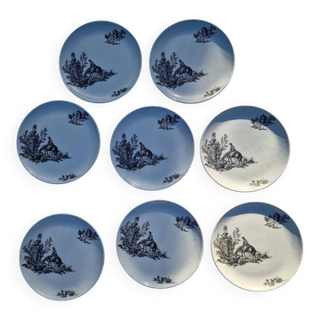 8 flat plates model Pastorale Salins manufacture