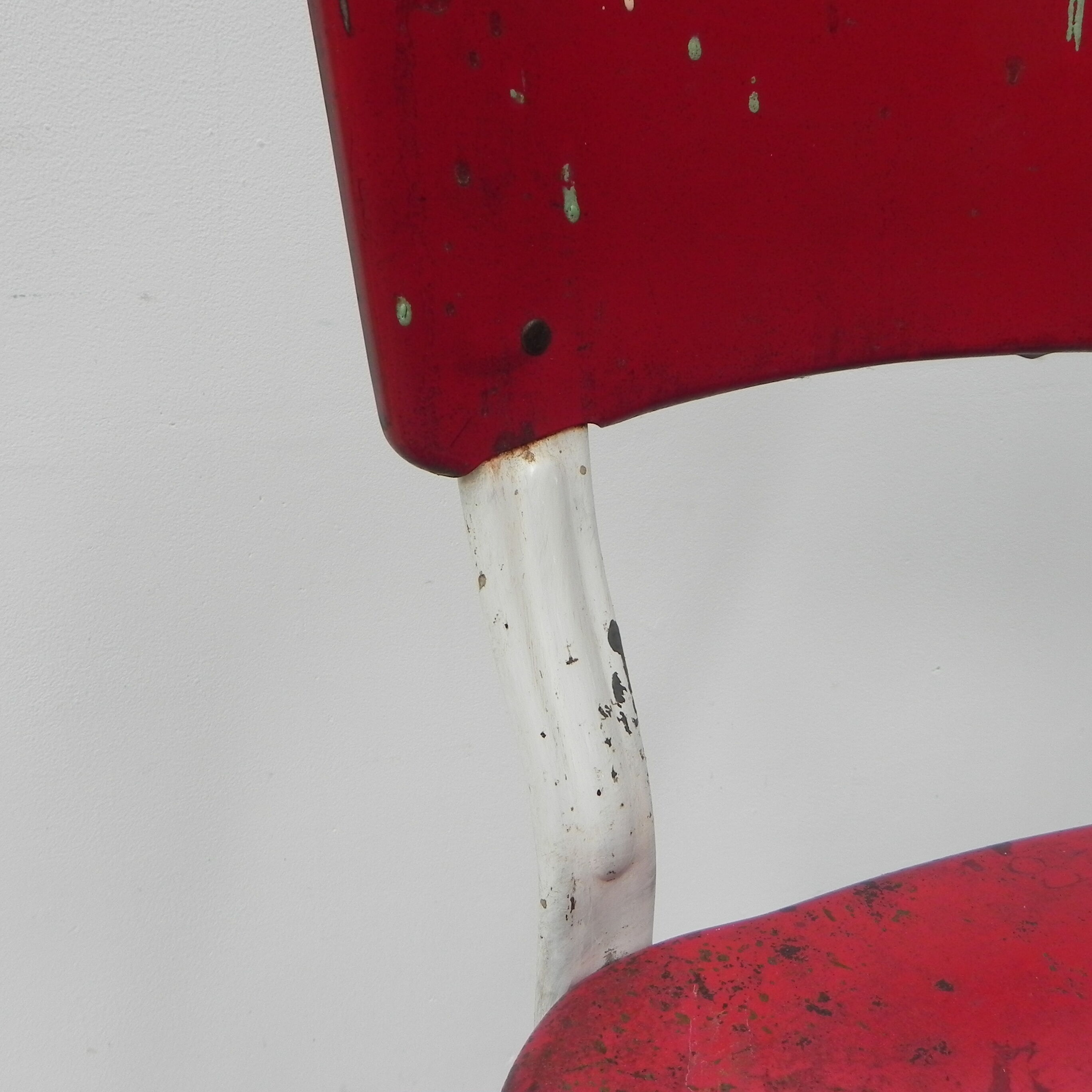 Tabouret de bar industriel en acier, tabouret, Cosco