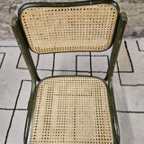 Breuer style bamboo cane chair 1980"