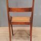 Caned chair from the nineteenth century.