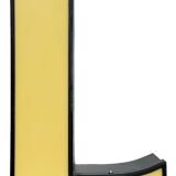 Vintage Illuminated Letter L , 1970s