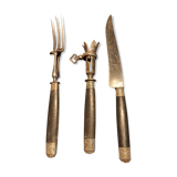Coffret de service en acier forgé et bois